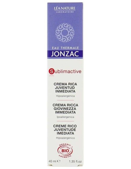 Sublimactive Crema Rica Antiedad 40 Mililitros Bio Jonzac Eco-Bio