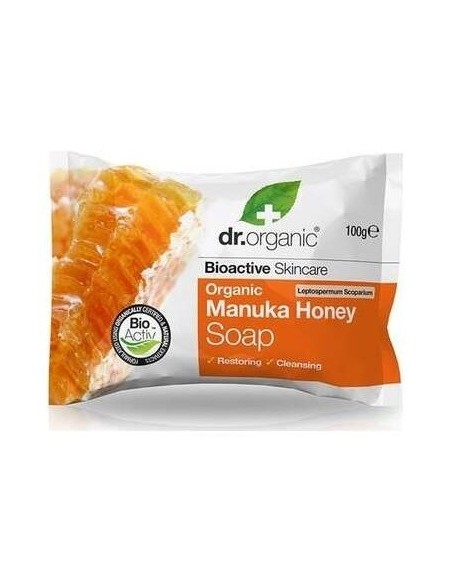 Pastilla de Jabón Miel de Manuka Dr Organic  Piel Suave