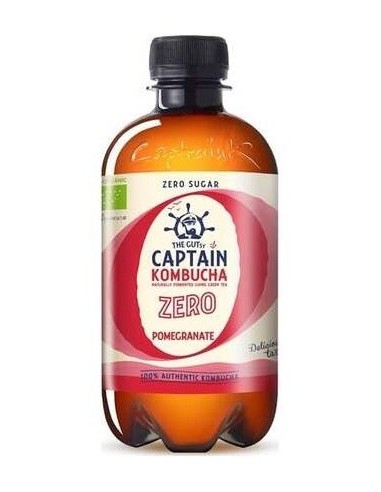 Kombucha Zero Granada 400 Mililitros Bio Captain