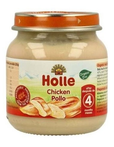 Potito Pollo + 4 Meses 125G de Holle