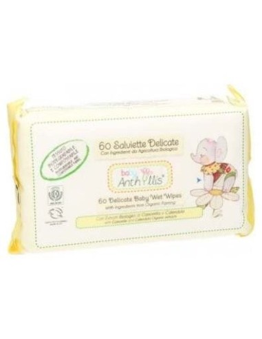 Toallitas Baby Manzanilla Y Calendula 60Ud. Eco de Anthyllis