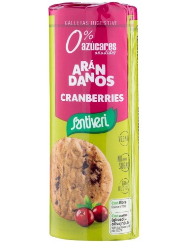 Galletas Digestive Arandanos 0% Azucares 190Gr. de Santiveri