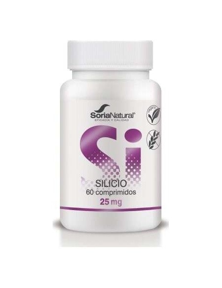 Silicio 60 comprimidos de Liberacion sostenida de Soria Natural