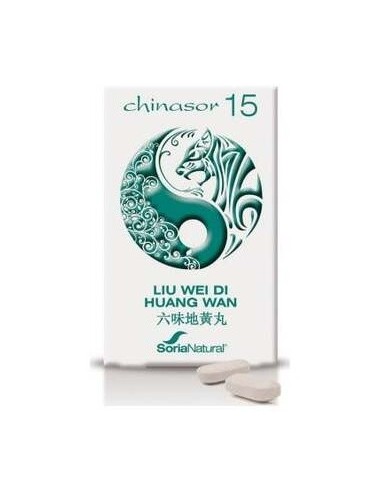 Chinasor 15 Liu Wei Di Huang Wan 30 Comprimidos de Soria Natural