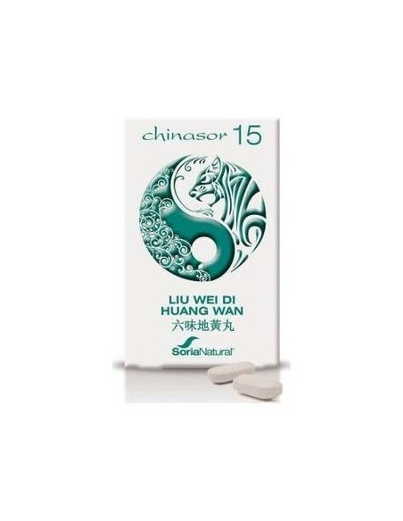 Chinasor 15 Liu Wei Di Huang Wan 30 Comprimidos de Soria Natural