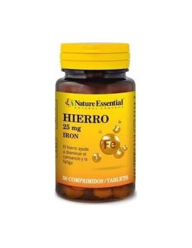 Hierro 25Mg 50 Comprimidos de Nature Essential