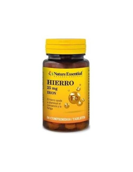 Hierro 25Mg 50 Comprimidos de Nature Essential