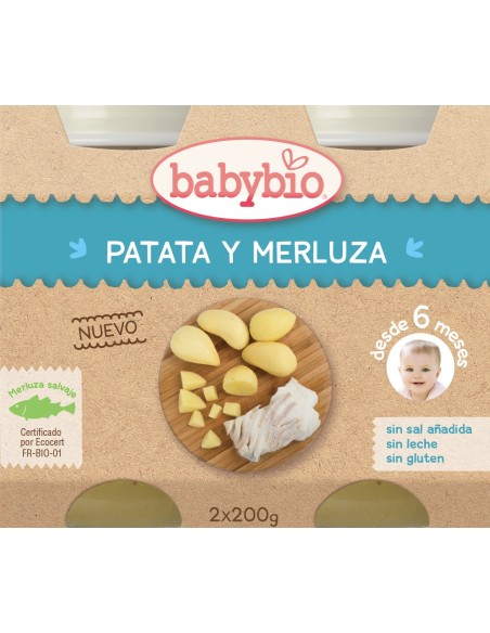 Babybio Menu Patata Y Merluza de Babybio